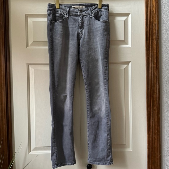 Levi’s Mid Rise Skinny Jeans Gray Women’s size 10 - Picture 1 of 11
